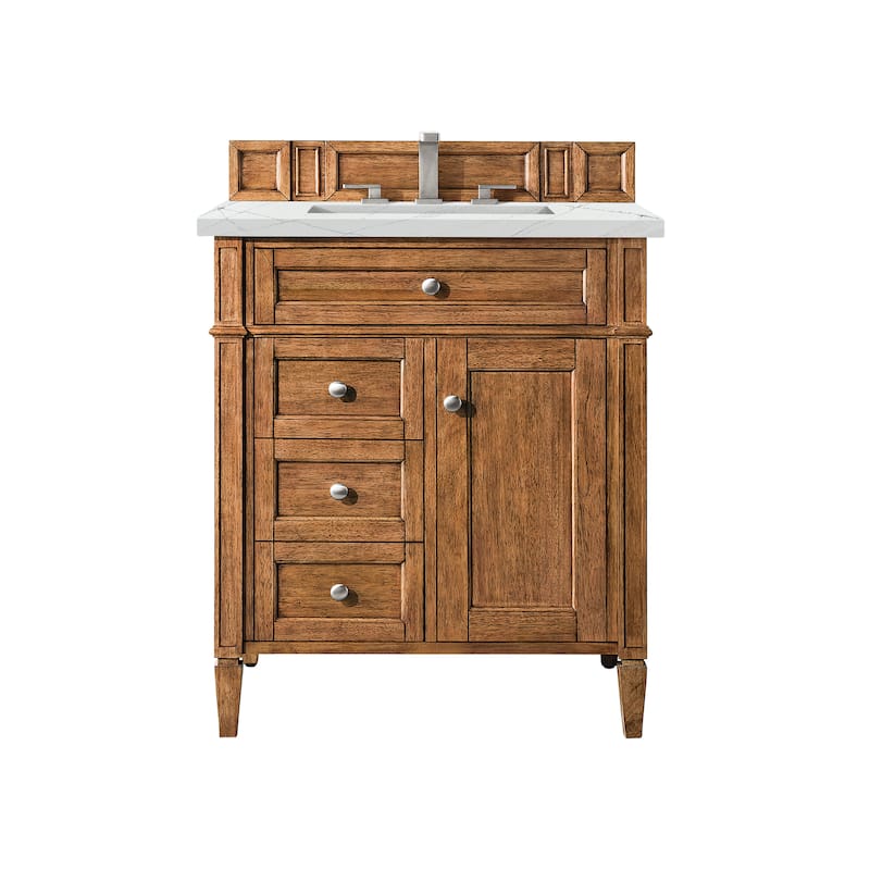 James Martin Vanities Brittany 30" Single Vanity, Saddle Brown