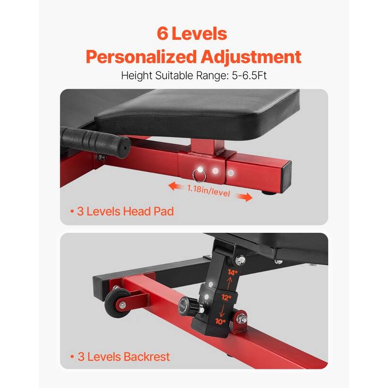 3-Level Adjustable Leg Press Machine for Targeted Lower Body Exercise at Home with Carbon Steel Frame - 50” x 48” x 46”