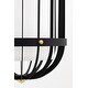 preview thumbnail 3 of 5, Hudson Valley Landon 4-Light Pendant with White Belgian Linen Shade