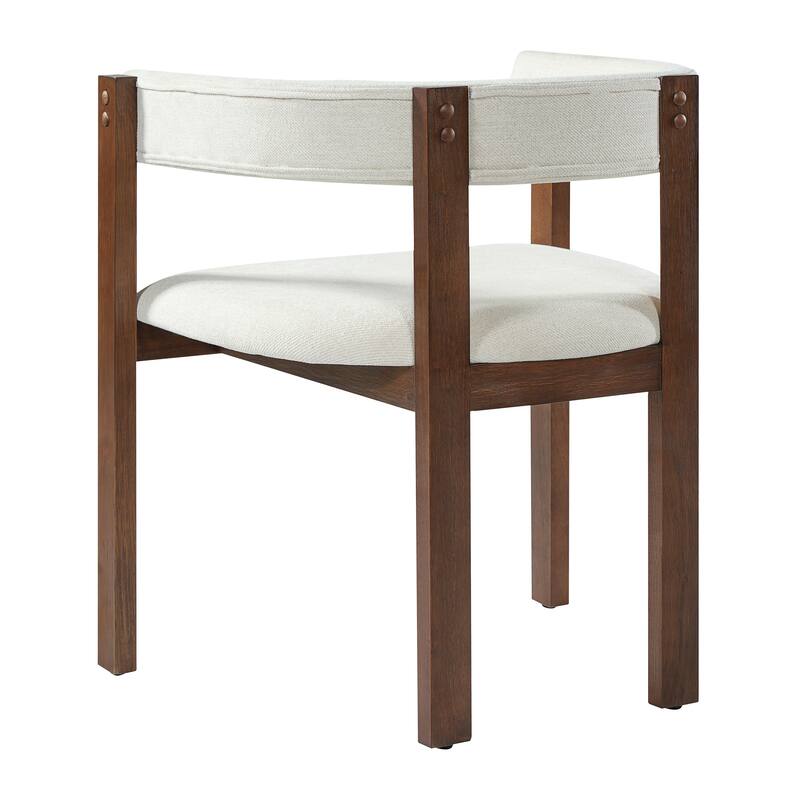 Christopher Knight Home - Dawson Modern Dining Arm Chair Set with Sculpted Comfort and Solid Wood Support