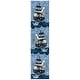 preview thumbnail 16 of 14, SAFAVIEH Carousel Kids Panna Animal Rug 2'3" x 10' Runner - Blue/Grey - Runner