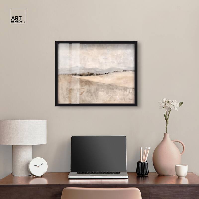 Distant Hills II Shadowbox by Art Remedy