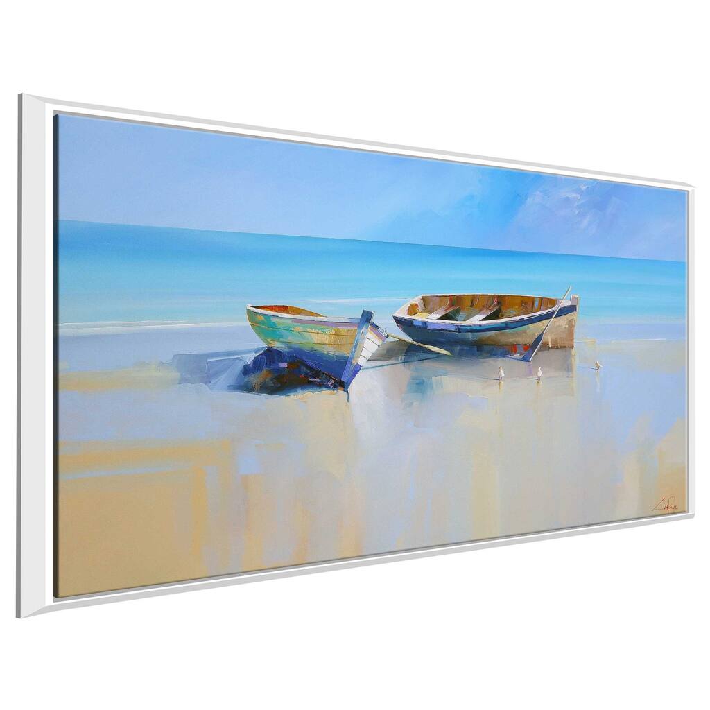 "Afternoon Gulls" Print on Floating Canvas