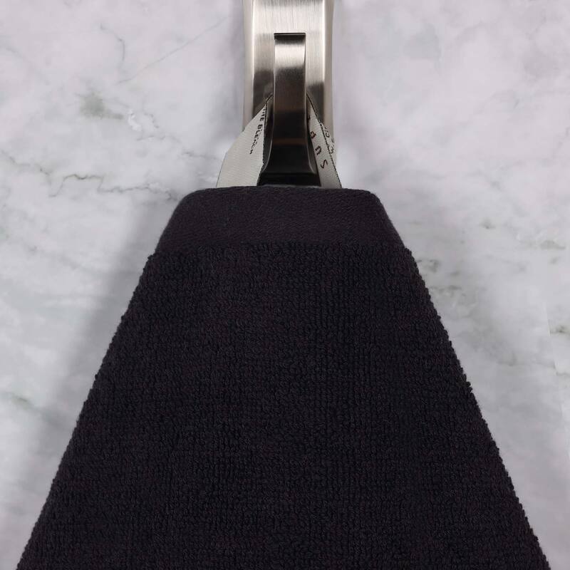Superior Lodie Cotton Plush Absorbent Jacquard Solid 3 Piece Towel Set