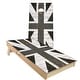 preview thumbnail 9 of 7, England Flag Rustic Outdoor Cornhole Board Set Backyard 2x4 - Include Carrying Case
