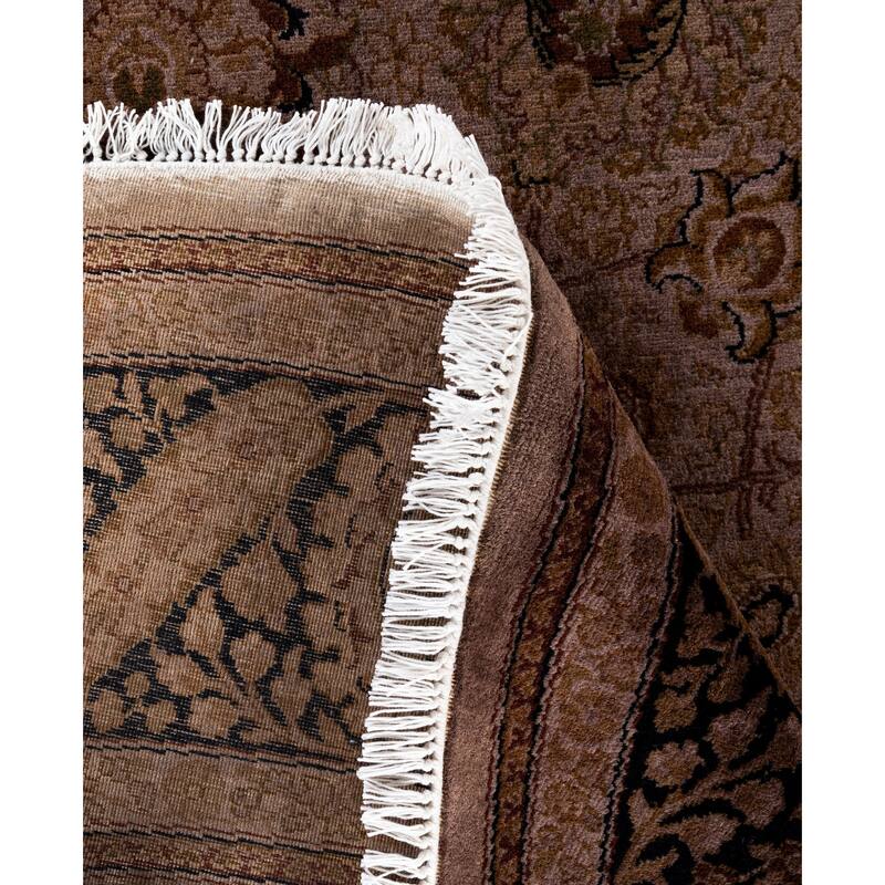 Overdyed One-of-a-Kind Hand-Knotted Area Rug - Beige - 7' 1" x 7' 1"
