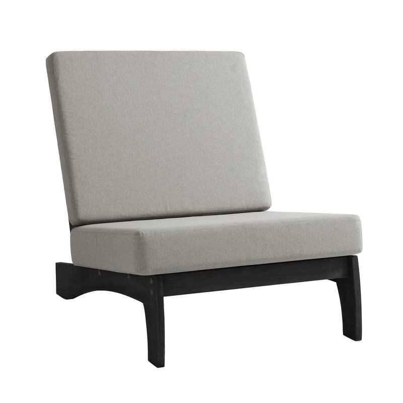 Casual Large Teak Outdoor Patio Conversation Set