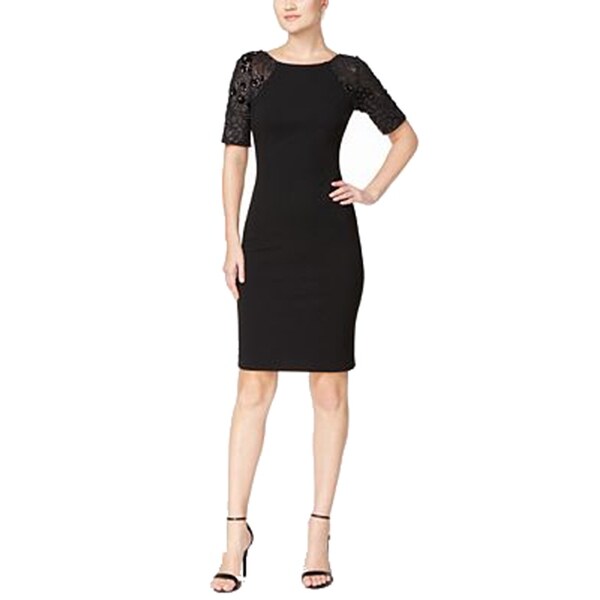 Black sheath dress with boots reviews