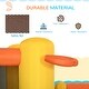preview thumbnail 6 of 7, Outsunny 7 in 1 Inflatable Water Slide with Large Pool, Soccer Goal, Trampoline, Climbing Wall, Basketball Hoop