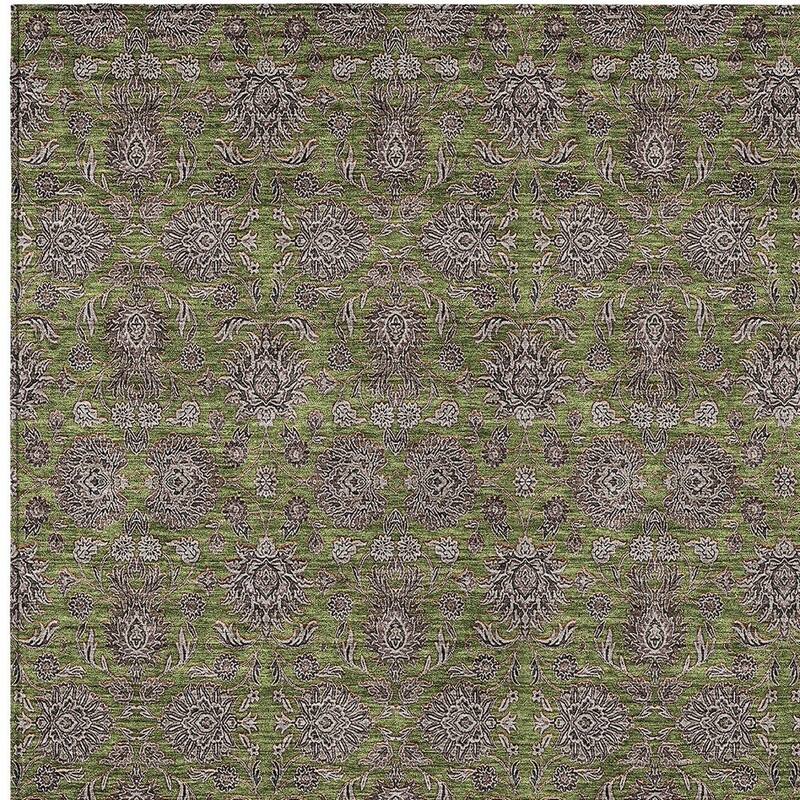 HomeRoots Floral Transitional Rectangle Outdoor Rug