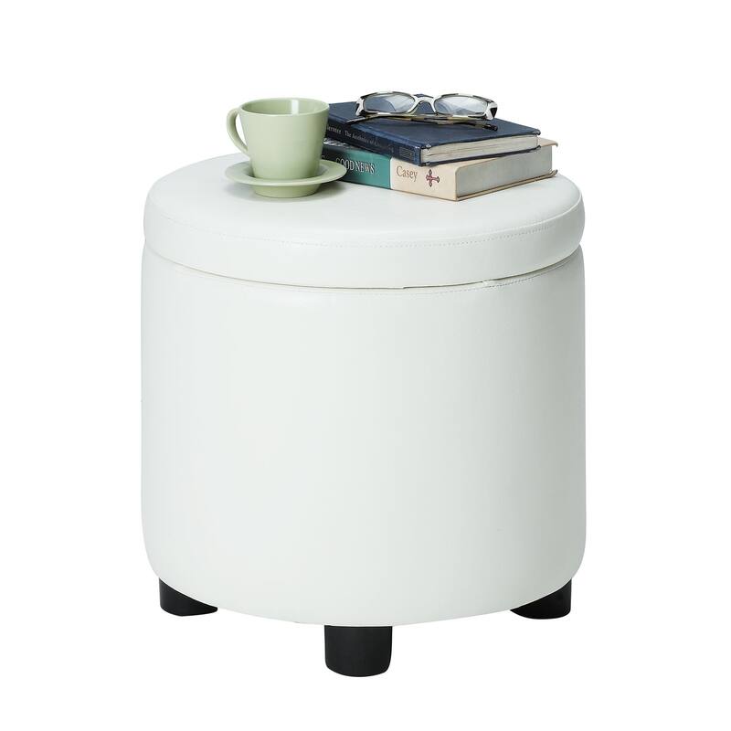 Storage Ottoman - Versatile Upholstered Seat with Hidden Compartment and Stylish Accent Look