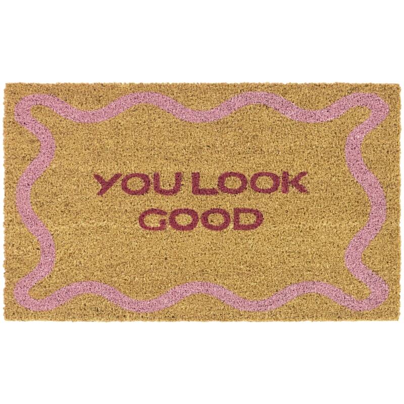 You Look Good Greeting 18" x 30" Doormat - 18" x 30"