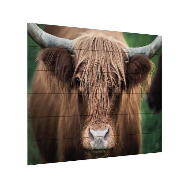 Nathan Larson 'Cow Nose' Wood Slat Art - Bed Bath & Beyond - 37639341