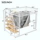 preview thumbnail 35 of 36, Metal Loft Bed with Wardrobe and Storage Shelves