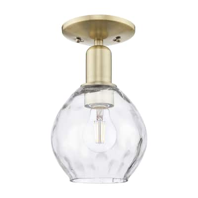 Innovations Lighting 716-1C-10-6 Waverly Semi-Flush Waverly 6" Wide
