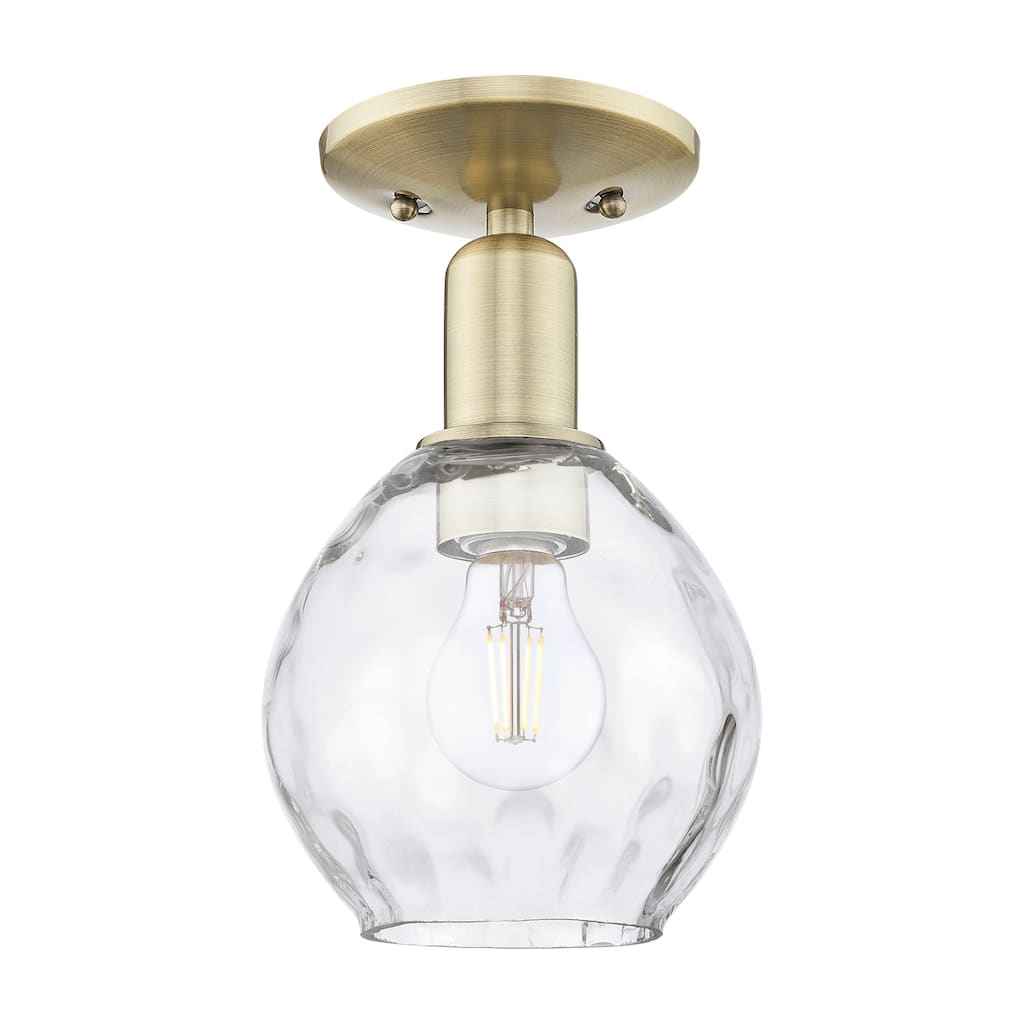 Innovations Lighting 716-1C-10-6 Waverly Semi-Flush Waverly 6" Wide