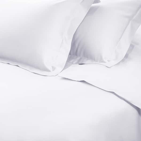 slide 2 of 7, Superior Egyptian Cotton 650 Thread Count Solid Duvet Cover Set White - California King
