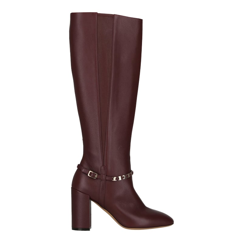 Ferragamo Triba Leather Knee-High Boots - 6.5
