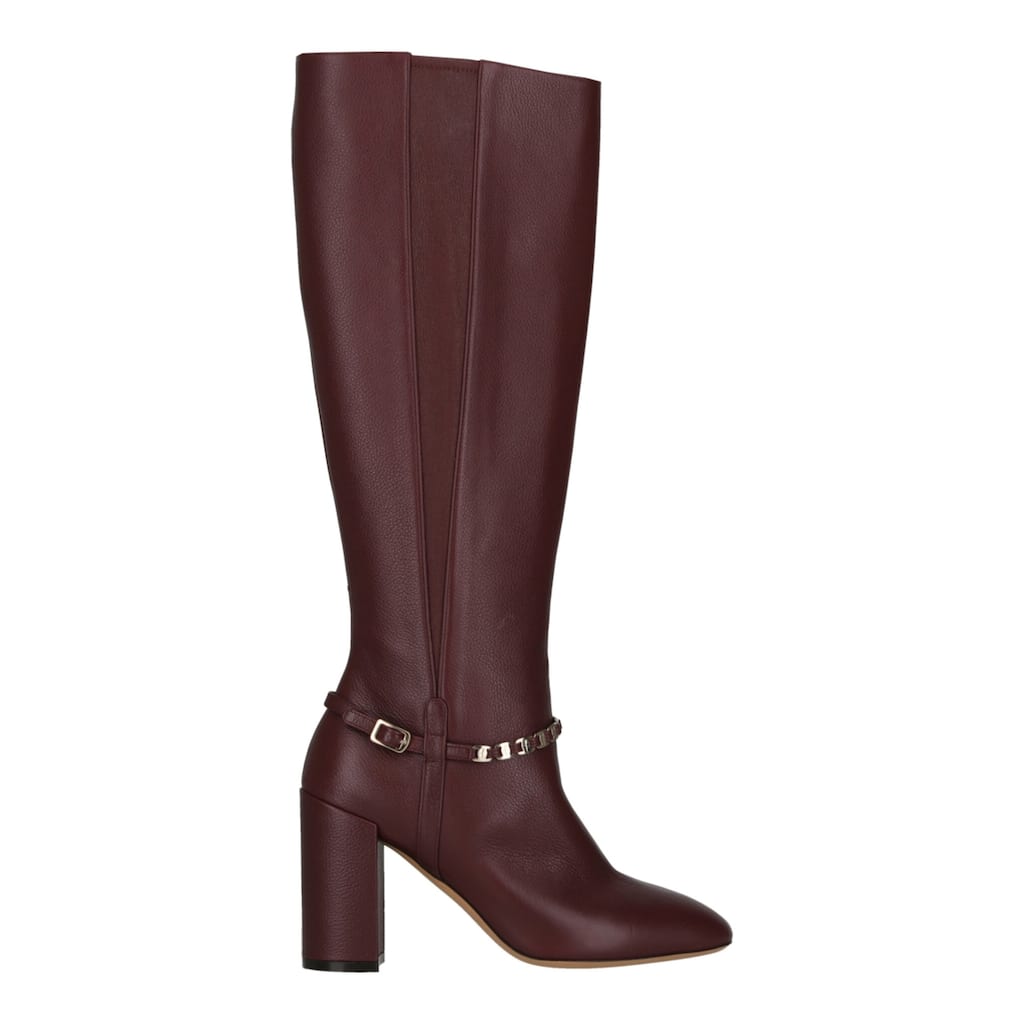 Ferragamo Triba Leather Knee-High Boots