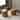 KINWELL Set of 2 Round Faux Leather Upholstered Footstool PU Pouf Ottoman