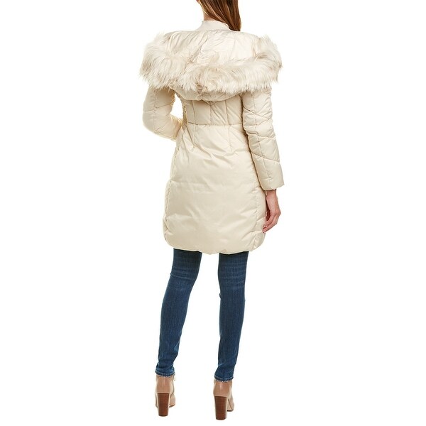 Via spiga smocked waist puffer coat clearance