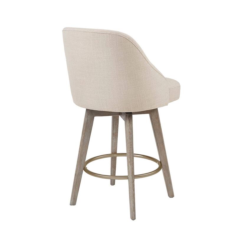 Madison Park Walsh Counter Stool With 360 degree Swivel Seat
