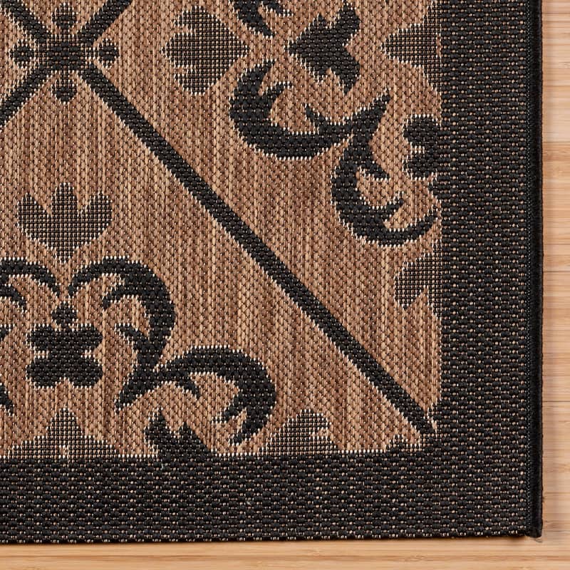 Gertmenian Solterra Bohemian Moroccan Global Weather Resistant Polypropylene Flatweave Indoor/ Outdoor Area Rug Collection