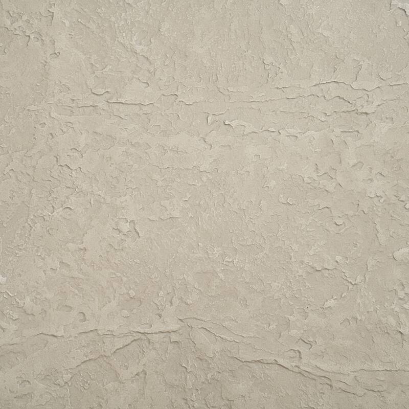 Mesa Round Stone Finish Pillar Accent Table