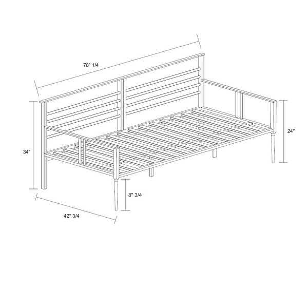 Carson Carrington Solid Wood Spindle Daybed