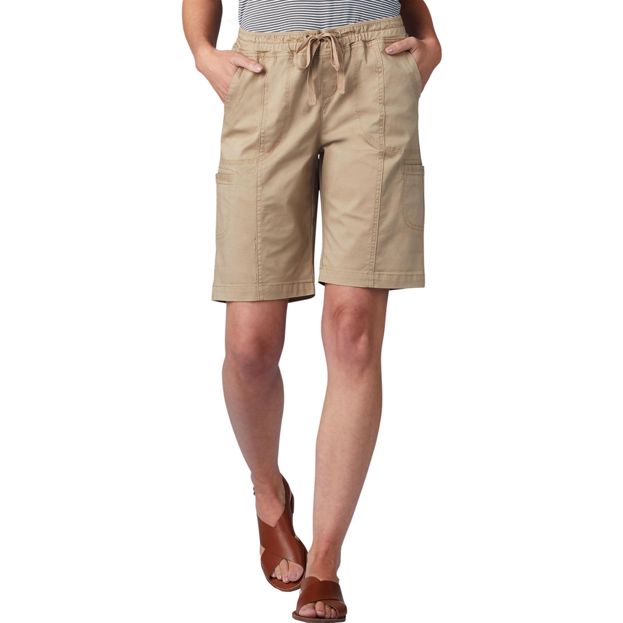 lee mid rise shorts