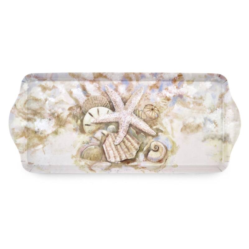 Pimpernel Beach Prize Melamine Sandwich Tray - 15.25" x 6.5"