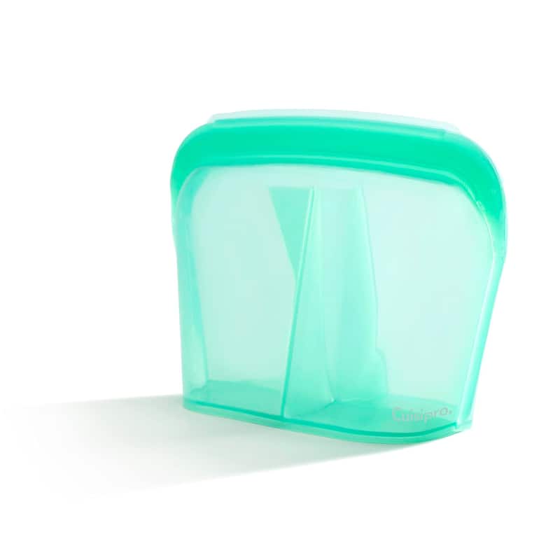 Cuisipro Silicone Stand Up Reusable Bag with Divider 44 oz
