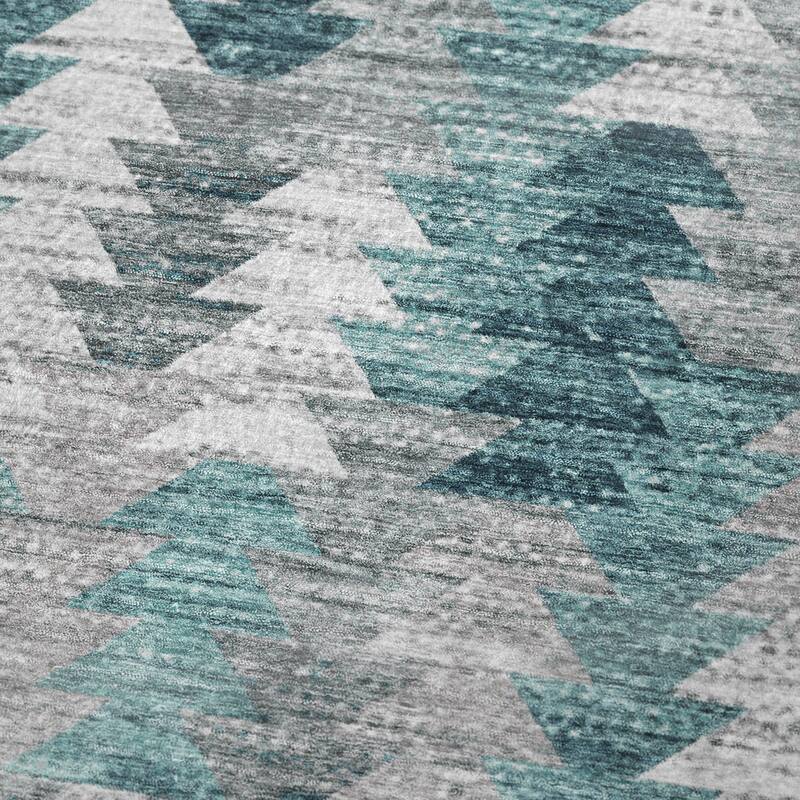 Premium Machine Washable Boho Modern Sherpa Throw Blanket