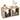Costway 2 PCS Wood Stackable Storage Cube 2-tier Narrow Bookshelf - See Details