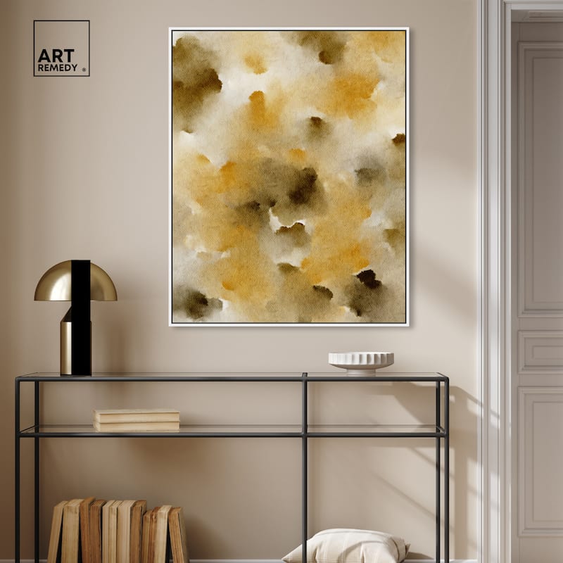 Art Remedy Granola Chocolate Chips Framed Watercolor Boho Abstracts