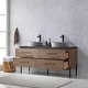 preview thumbnail 58 of 78, Trento Bath Vanity with Sintered Stone Top with Concrete Sink (C)