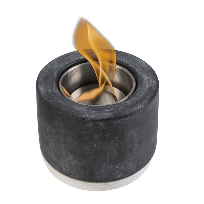 Pure Garden Bioethanol or Rubbing Alcohol Smokeless Tabletop Fire Pit