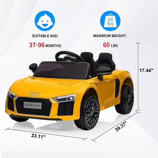dimension image slide 1 of 6, Ride Car for Kids, 12V Power Battery Electric Vehicles