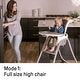 preview thumbnail 4 of 5, SmartClean Trio Elite 3-in-1 Convertible Baby High Chair, Toddler Chair & Dining Booster Seat, For Ages 6 Months & Up, Slate