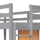 preview thumbnail 15 of 13, Impression Twin size Loft Bed with Desk, Writing Board and 2 Drawers Cabinet, Sturdy construction & Unique design, Grey