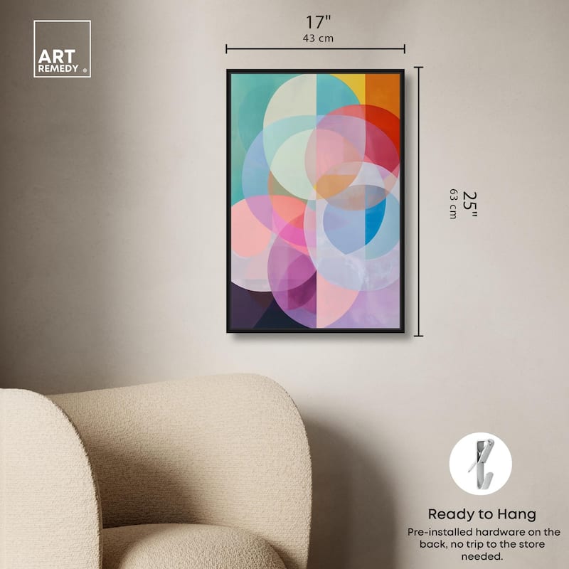 Oneiric Circles II Canvas by Art Remedy