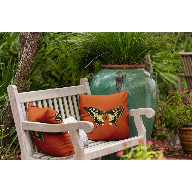 Rare Swallowtail Polyester Indoor/Outdoor Pillow