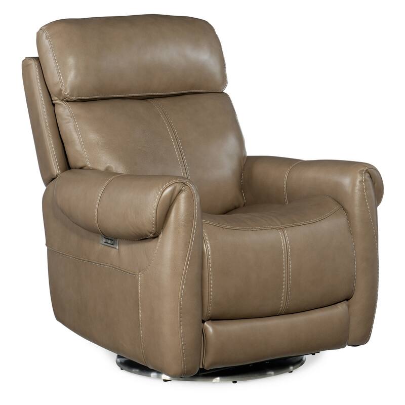 Hooker Furniture RC600-PHSZ-POWER-RECLINER Sterling 36" Wide Leather - Pesaro Clay