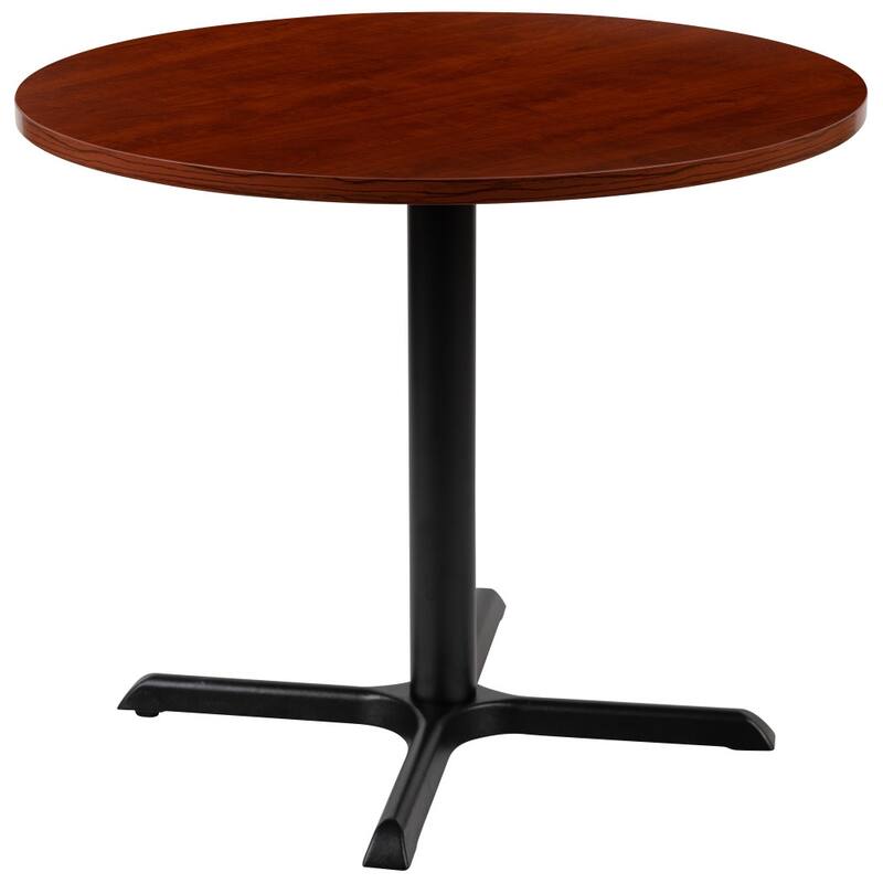 36" Round Multi-Purpose Conference Table - Meeting Table for Office - Cherry