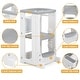 preview thumbnail 5 of 18, Kids Kitchen Step Stool with Dry Erase Board - 18.5"D x 18.5"W x 34.5"H