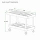 preview thumbnail 12 of 12, Cambridge Casual Mozaic Teak Wood Outdoor Bar Cart