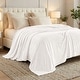 preview thumbnail 76 of 76, Superior Alaska Quilted Diamond Plush Fleece Blanket For Couch or Bed King - Ivory
