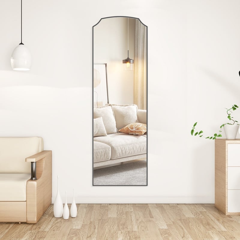 Large size modern arch mirror for home