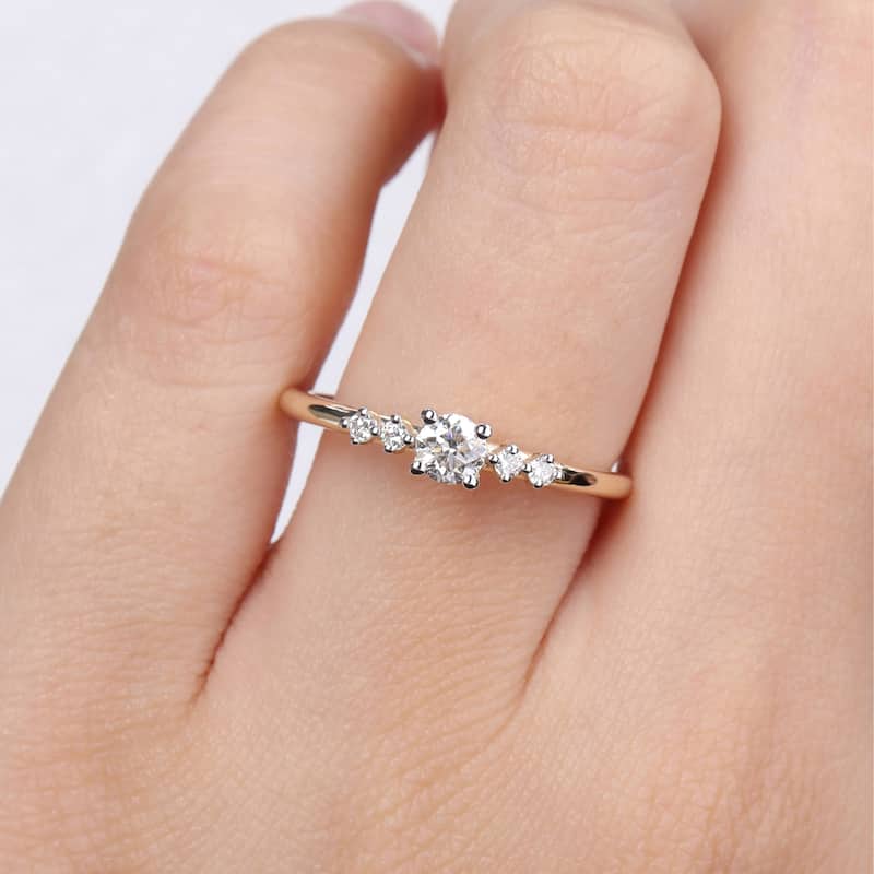 Miadora 1/3ct TDW Diamond Ring in 14k Yellow Gold