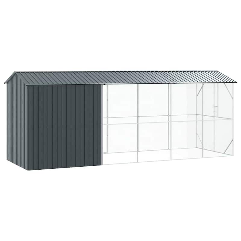vidaXL Bird Cage Anthracite Galvanized steel
